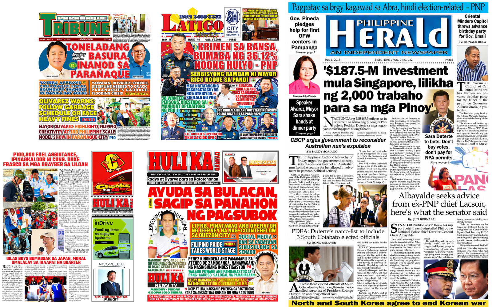 Newspaper layout